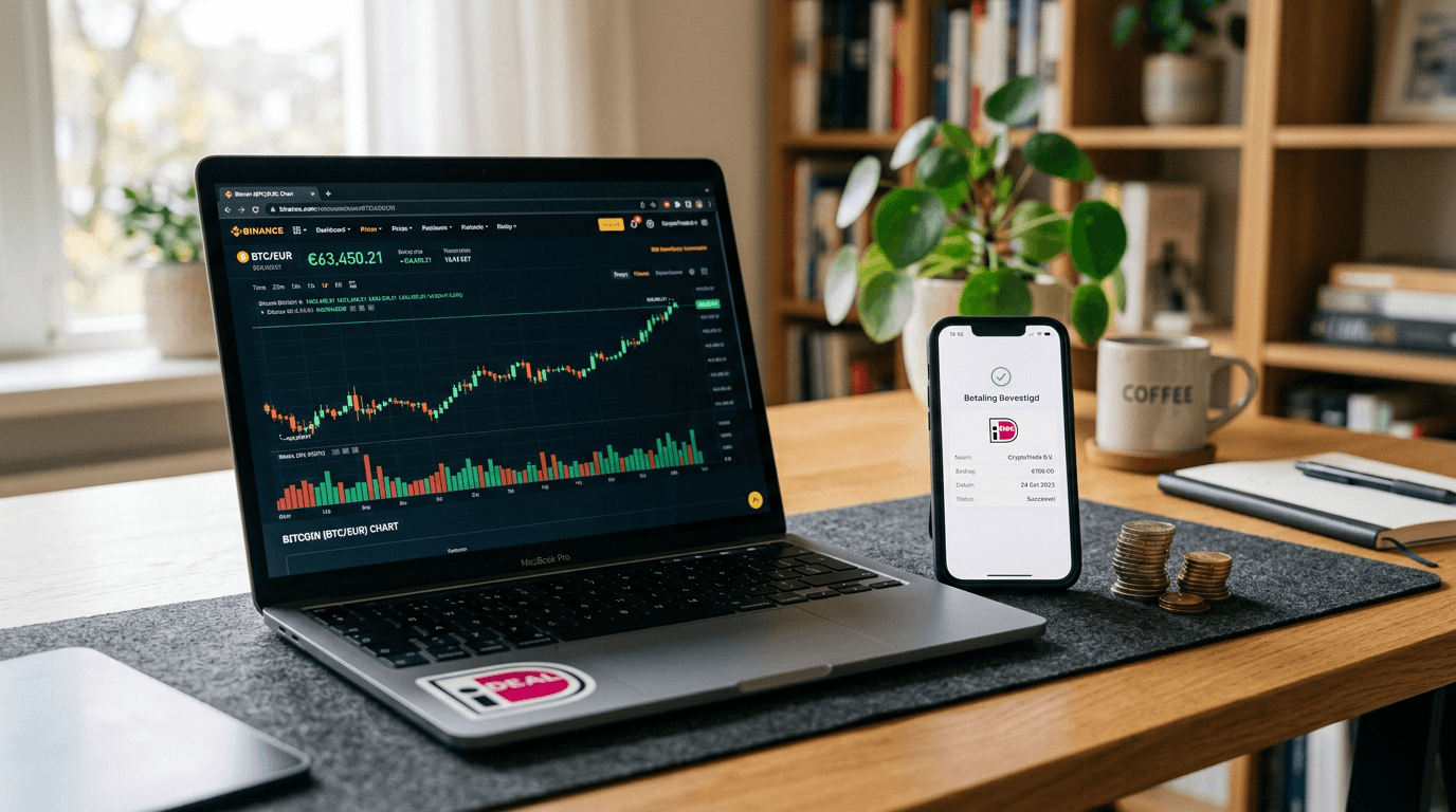 Crypto kopen met iDEAL/Wero: Bitvavo, Finst en OKX