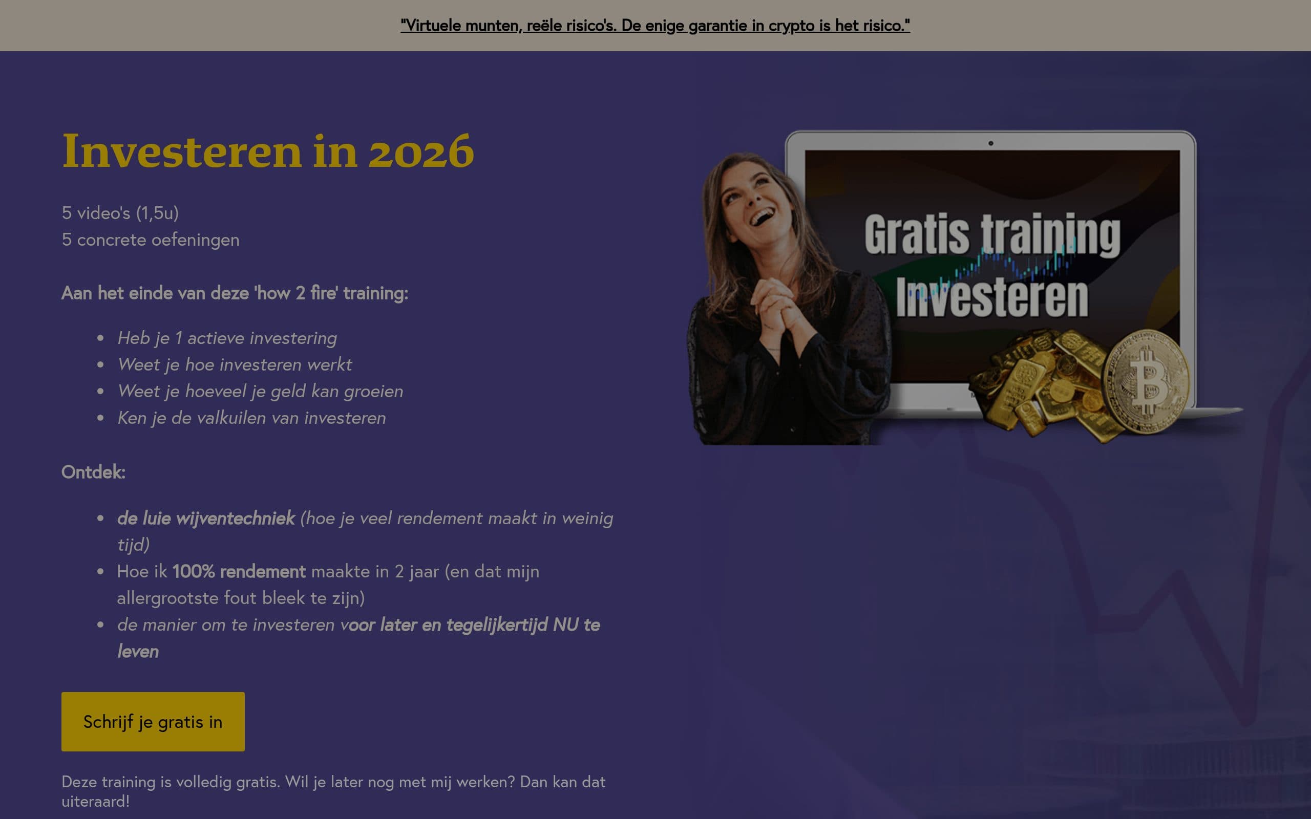 Screenshot van Money Unlimited — training (Kim De Graeve)