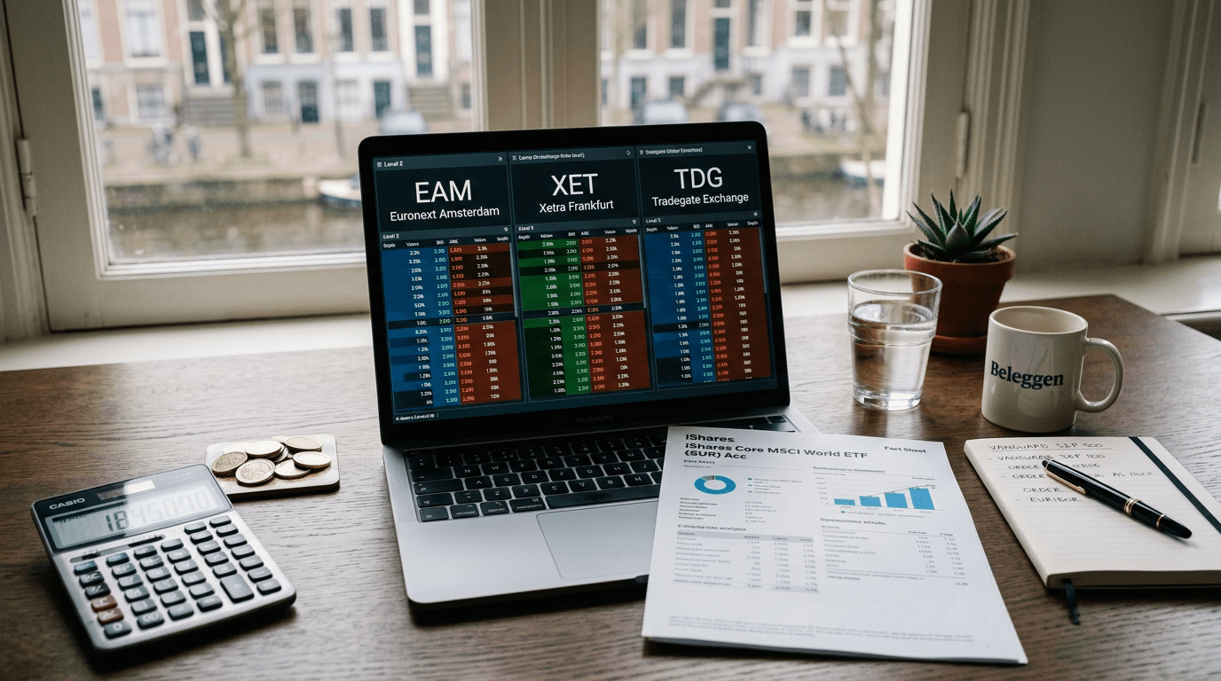Beursplaats kiezen: Xetra vs Tradegate (TDG) of EAM, wat maakt verschil